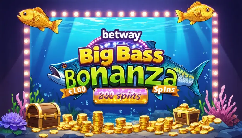 Betway Casino Grants 200 Free Spins for €10 Deposit on Big Bass Bonanza